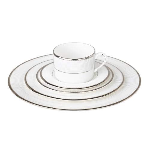 Kate Spade Sugar Pointe 5-Piece Place Setting, 4.40 LB, White