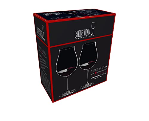 Riedel Veritas Pinot Noir Glass, 2 Count (Pack of 1), Clear