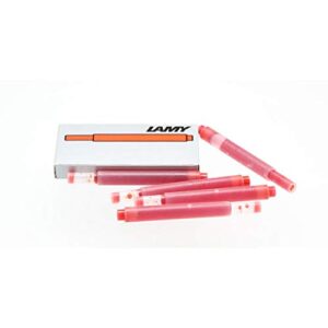 Lamy Cartridges Refill, Pack of 5, Red (T10RD)