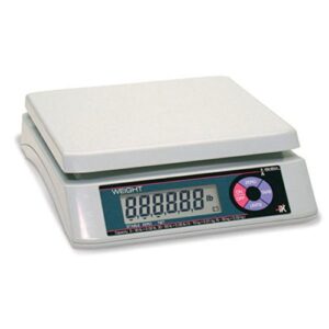 rice lake ishida ipc portable bench scale-60 lb capacity (75458)