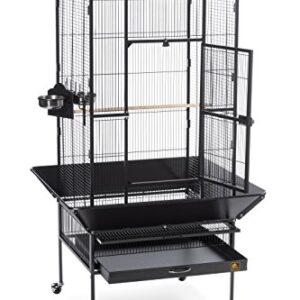 Prevue Pet Products 3352BLK Park Plaza Bird Cage, Black Hammertone, Large