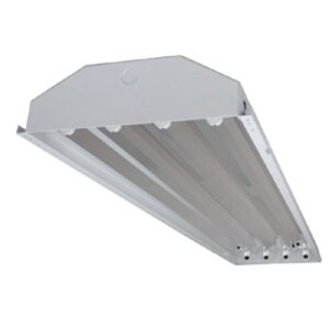 four-bros 4-lamp t8 high bay fluorescent lighting fixture, 120-277v