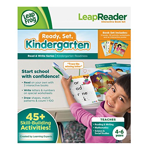 LeapFrog LeapReader Read and Write Book Set: Ready, Set, Kindergarten (for LeapReader)