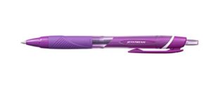 uni-ball jetstream sxn-150c sport colour pen - purple, pack of 10