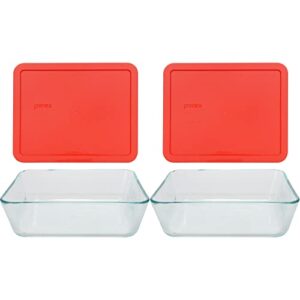 pyrex stor+rect/cvr size 11 cu pyrx storage+rectangle/cover 11 cup
