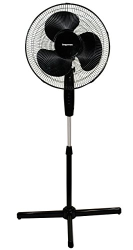 Impress IM-717B, 16-in oscillating stand fan black