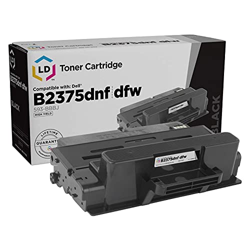 LD Products Compatible Toner Cartridge Replacement for Dell B2375 593-BBBJ (Black)