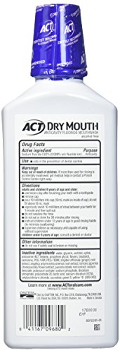 ACT Dry Mouth Mouthwash, Mint, 18 Fl Oz (Pack of 3)