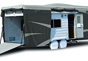 ADCO 52275 Toy Hauler Designer Series SFS AquaShed Cover, Fits 30'1" - 33'6" Trailers, Gray