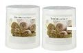 luminessence set of 2 fresh linen scented pillar candles