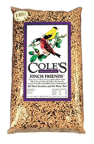 Cole'S Finch Friends Bird Seed Canary Seed,Niger Seed,Sunflower Meats 10 Lbs.