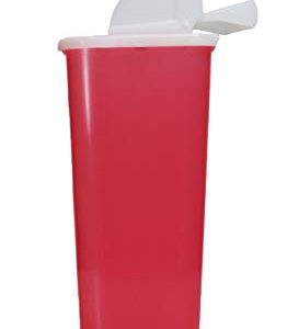 Oakridge 5 Quart - Sharps Disposal Container with Mailbox Style Lid