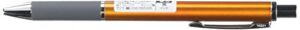 zebra emulsion ink ballpoint pen surari 300 0.5mm point, orange body (bas38-or)