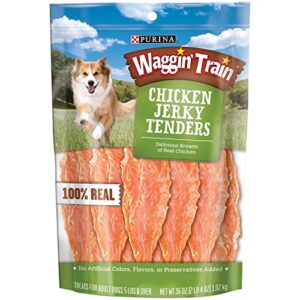 waggin train chicken jerky dog treats, 36 oz.