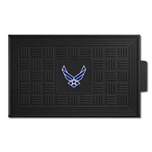 fanmats - 13408 fanmats military 'air force' medallion door mat,multi-color,19"x30"