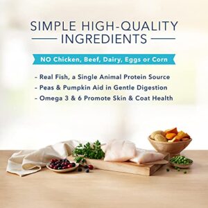 Blue Buffalo Basics Skin & Stomach Care Grain Free, Natural Indoor Adult Dry Cat Food, Fish & Potato 11-lb