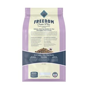 Blue Buffalo Freedom Grain Free Natural Indoor Kitten Dry Cat Food, Chicken 5-lb