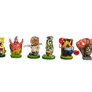 Penn-Plax Officially Licensed Spongebob 6 Piece Mini Aquarium Ornament Set – Great for Saltwater and Freshwater Tanks