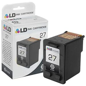ld remanufactured ink cartridge replacement for hp 27 c8727an (black, 2-pack)