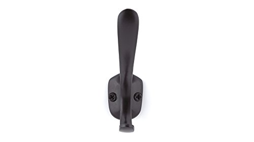 Richelieu Hardware T6210900 Contemporary Metal Hook, Matte Black