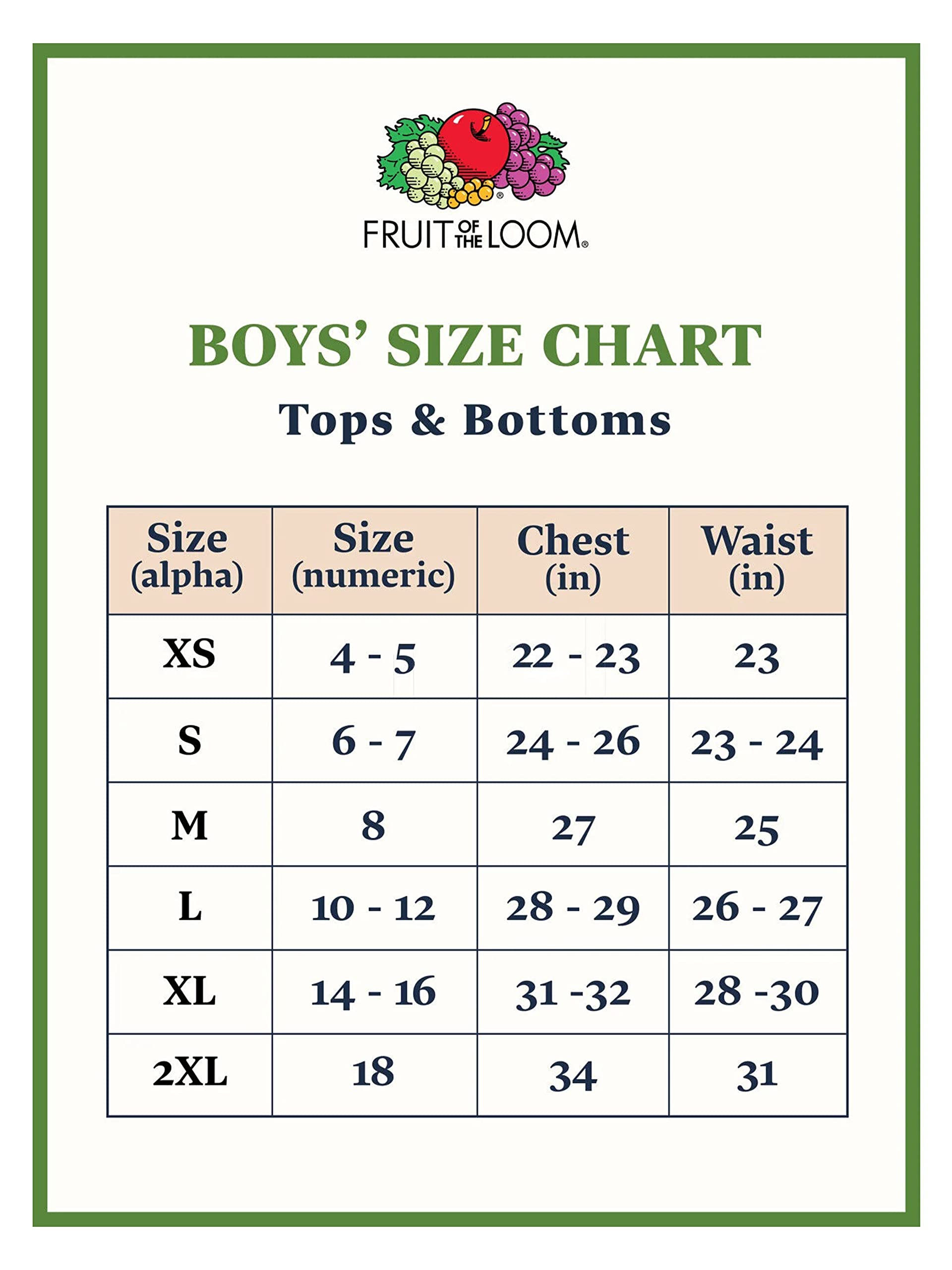 Fruit of the Loom Boys' Tag-Free Cotton Tees (Assorted Color Multipacks), Long Sleeve-2 Pack-Charcoal Heather/Royal, X-Large