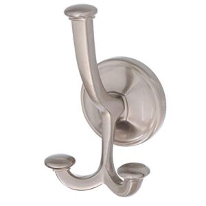 Delta Portman Triple Robe Hook in Satin Nickel