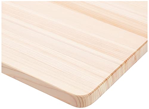 Shun Cutlery Large Hinoki Cutting Board, 17.75" x 11.75" Large Wood Cutting Board, Medium-Soft Wood Preserves Knife Edges, Authentic, Japanese Kitchen Cutting Board