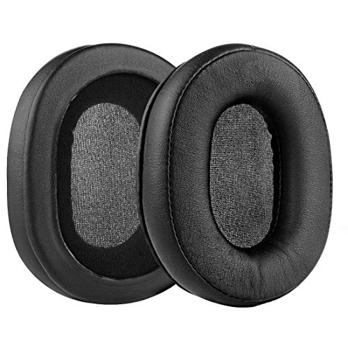 Geekria QuickFit Replacement Ear Pads for Audio Technica ATH-M50X ATH-M50XBT ATH-M60X ATH-M50xBT2 ATH-M50 ATH-M40X ATH-M30 ATH-M20 AR5BT Headphones Earpads, Headset Ear Cushion (Black)