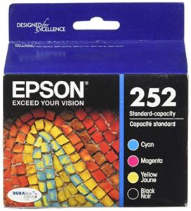 epson durabrite ultra ink t252120-bcs ink cartridge - cyan, black, magenta, yellow