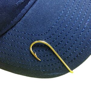 BT Outdoors Eagle Claw Gold Hat Hook Fish Hook for Hat Gold Hat Hook Plus a Free Decal