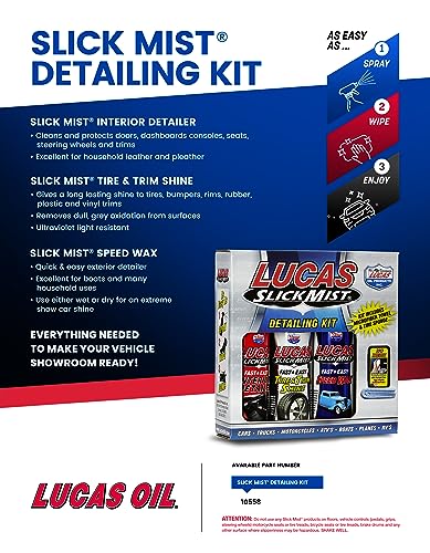 Lucas Oil 10558 Slick Mist Detailing Kit