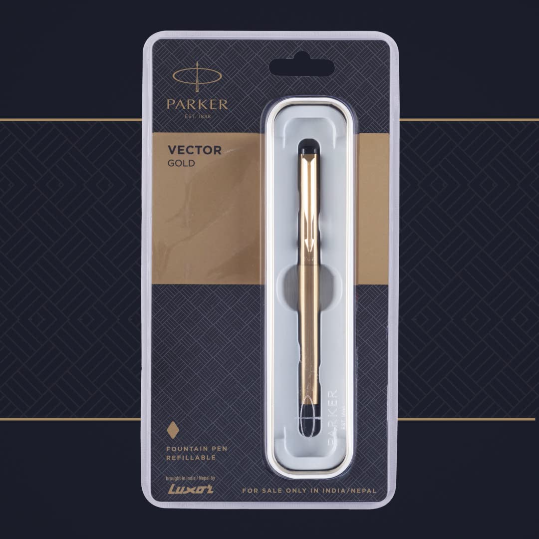 Parker Vector Gold Fountain Pen