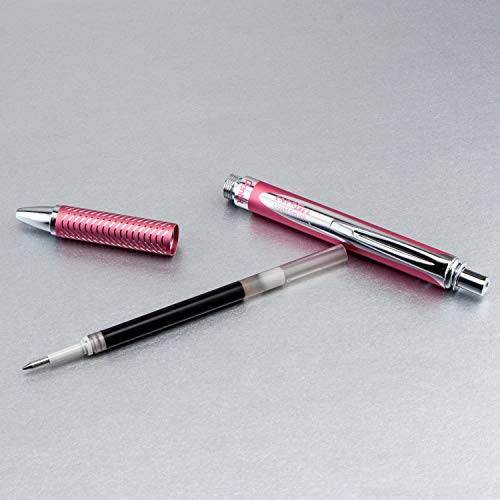 Pentel 0.7 mm Tip EnerGel Sterling Black Ink Pen - Pink (Pack of 12)