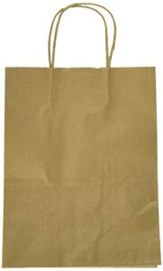 8"x4.75"x10" 50 pcs- brown kraft paper bags shopping bags party bags retail bags craft bags brown bag natural bag