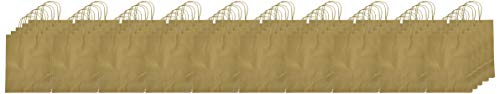 8"x4.75"x10" 50 pcs- Brown Kraft Paper Bags Shopping Bags Party Bags Retail Bags Craft Bags Brown Bag Natural Bag