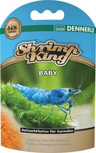 dennerle shrimp king baby freshwater dwarf shrimp food 35g, brown (6089)