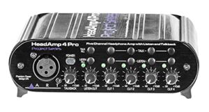 art headamp 4 pro five channel headphone amplifier with talkback (headamp4pro)