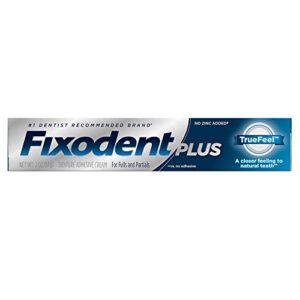 Fixodent Plus Truefeel Denture Adhesive Cream 2 Oz