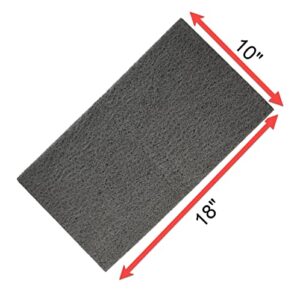 Penn-Plax Nitrate Reducer Aquarium Filter Media Pad – Easy to Cut into Any Size Your Filter Requires – 10” x 18”