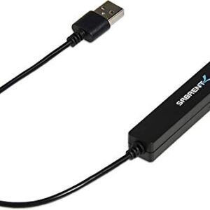 SABRENT 4 Port Portable USB 2.0 Hub (9.5" Cable) for Ultra Book, MacBook Air, Windows 8 Tablet PC (HB-MCRM)