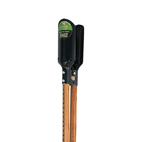 AMES 2701600 Post Hole Digger with Hardwood Measurement Handle, 68-Inch