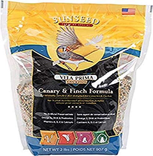 Sunseed Company Vita Prima Canary Finch Formula Pet Accessories 2 Pounds