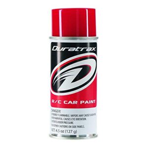 duratrax polycarb spray racing red 4.5 oz dtxr4254