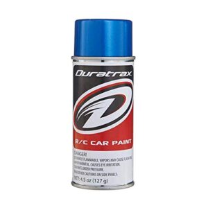 duratrax polycarb spray metallic blue 4.5 oz dtxr4265