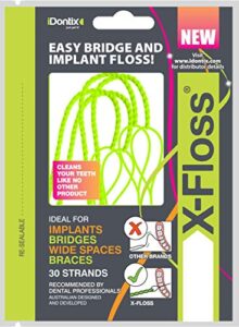 idontix brace x-floss, green