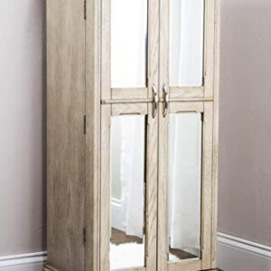 Hives and Honey Chelsea Jewelry Armoire, Taupe Mist