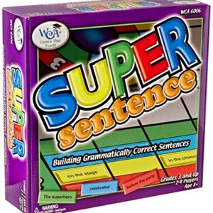 Learning Advantage 6006 Super Sentence Game, Grade: 2 to 4, 9" Height, 2.5" Width, 8.5" Length