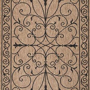 nuLOOM Kathleen Traditional Indoor/Outdoor Area Rug, 6x9, Brown