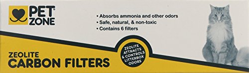 Pet Zone Odor-Neutralizing Carbon Litter Box Filters, 6-Pack