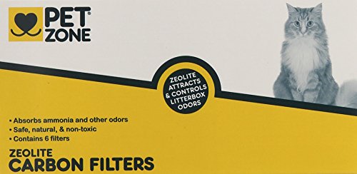 Pet Zone Odor-Neutralizing Carbon Litter Box Filters, 6-Pack